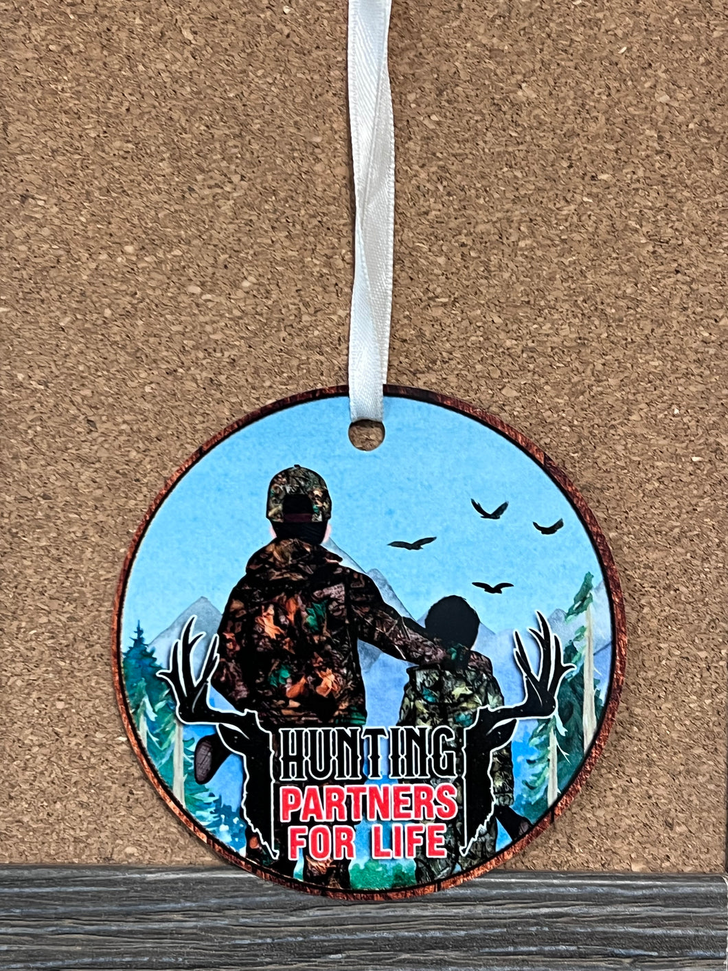 Hunting Father son Christmas Ornament