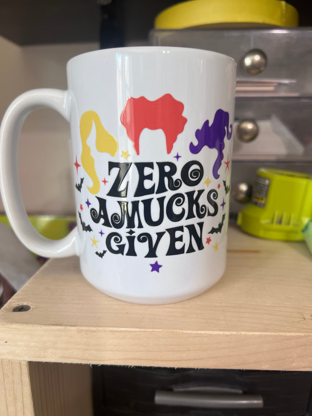 Zero amucks given 11 oz coffee mug