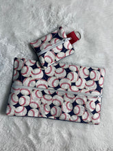 Load image into Gallery viewer, Baseball zipper pouch set GREAT BABY SHOWER GIFT
