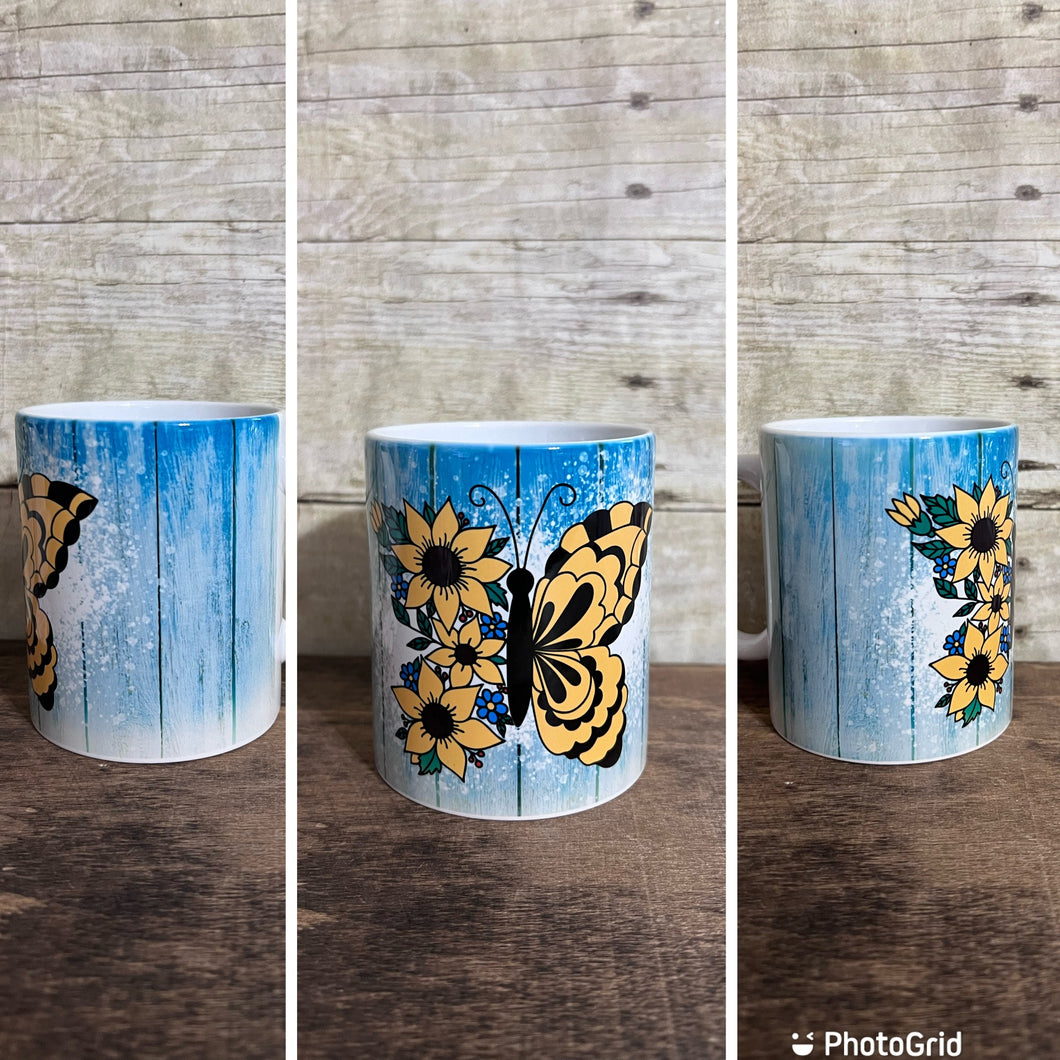 BEAUTIFUL BUTTERFLY COFFEE MUG