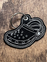 Load image into Gallery viewer, Croc faux leather key chain
