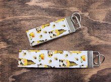 Load image into Gallery viewer, Gnome bumble bee key chain or wristlet
