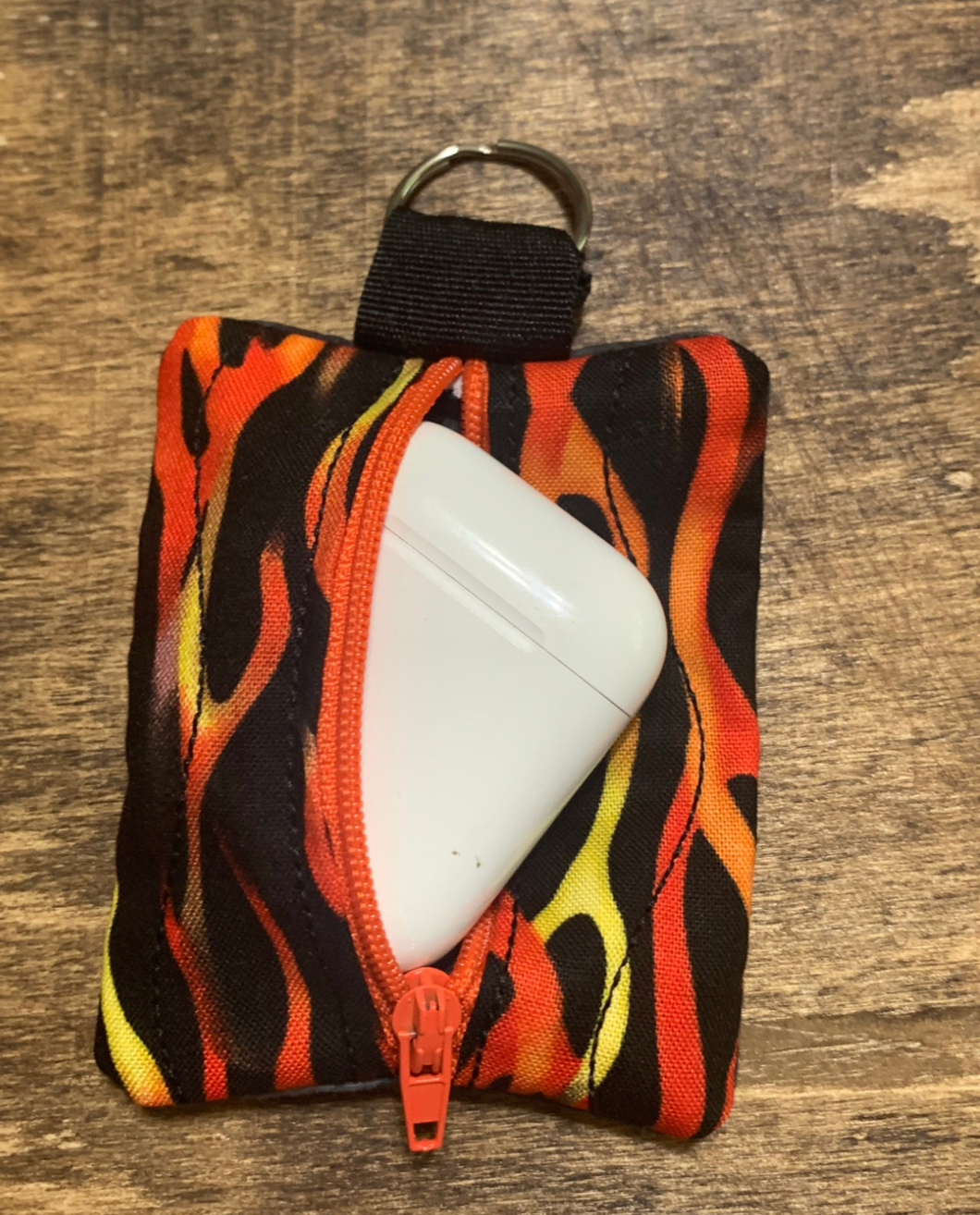 Flames Fire Zipper Multi Use Pouch GREAT GIFT