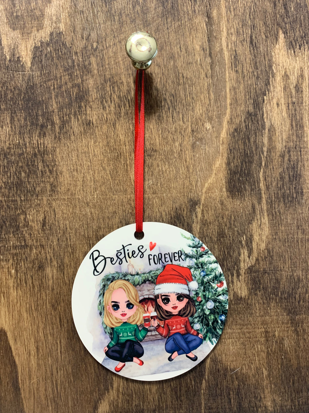 Besties Forever Christmas Ornament