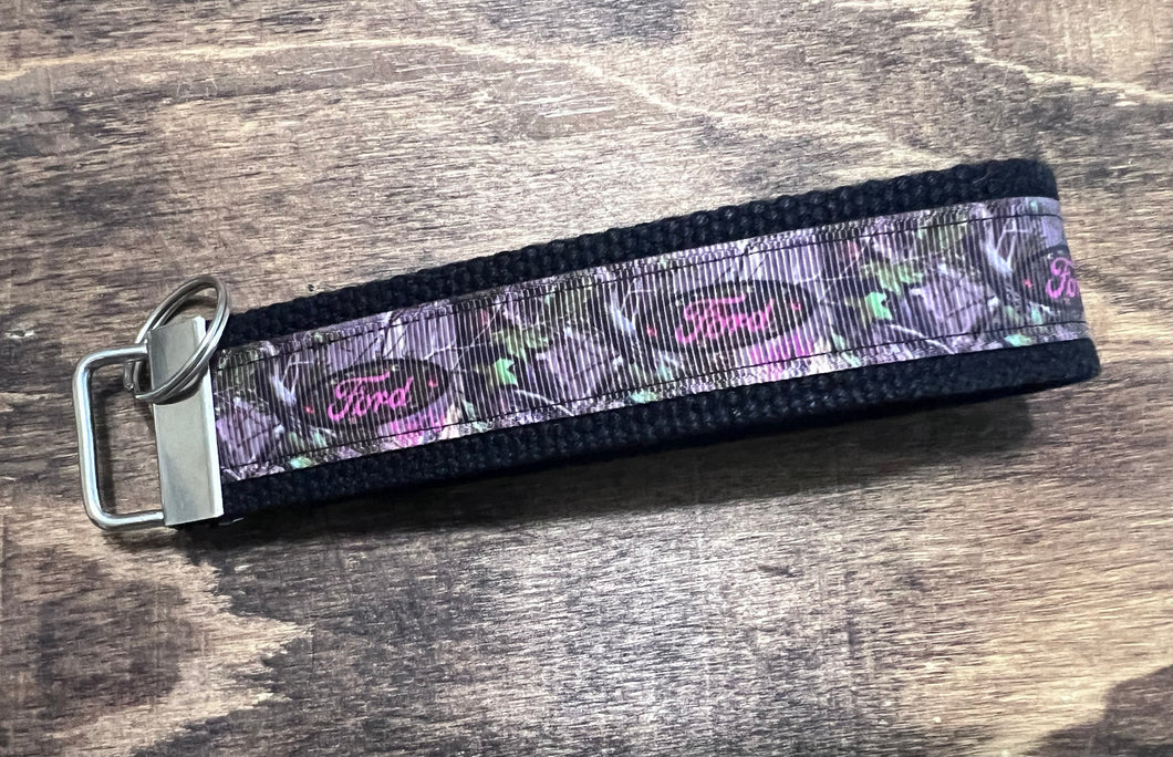 Ford girl camo wristlet