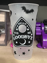 Load image into Gallery viewer, Ouija board white tumbler 24 oz
