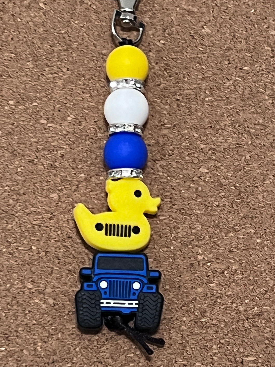 Jeep beaded key chain