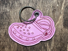 Load image into Gallery viewer, Croc faux leather key chain
