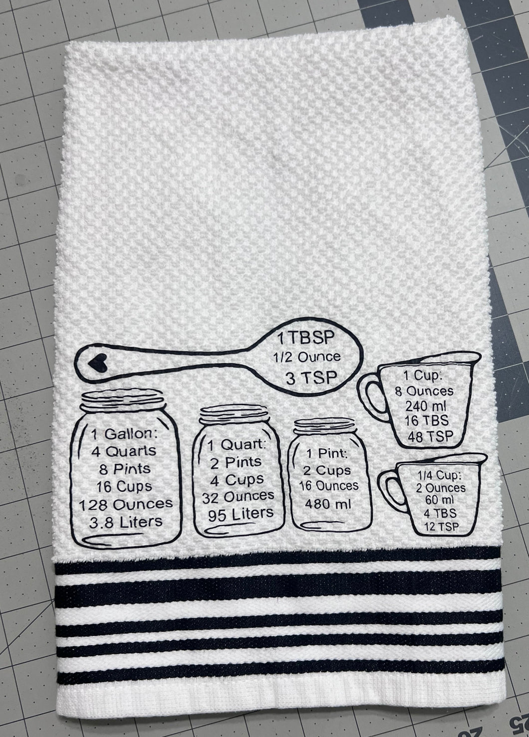 Kitchen Measurements Kitchen Towel