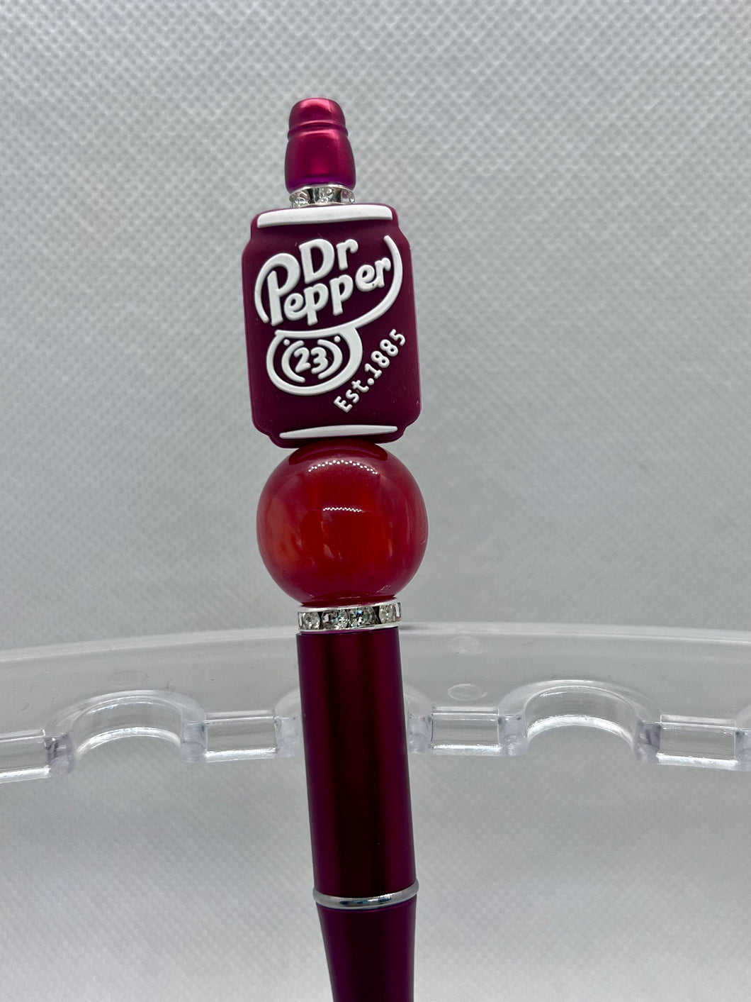 Doctor Pepper Beaded Pen