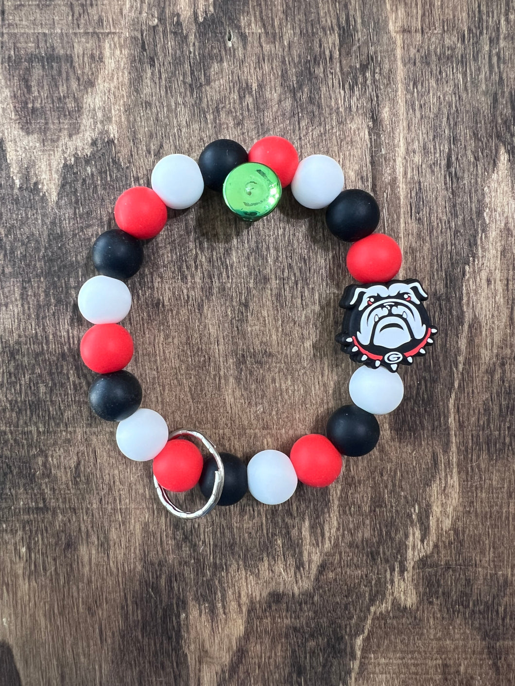 Georgia bulldog wristlet