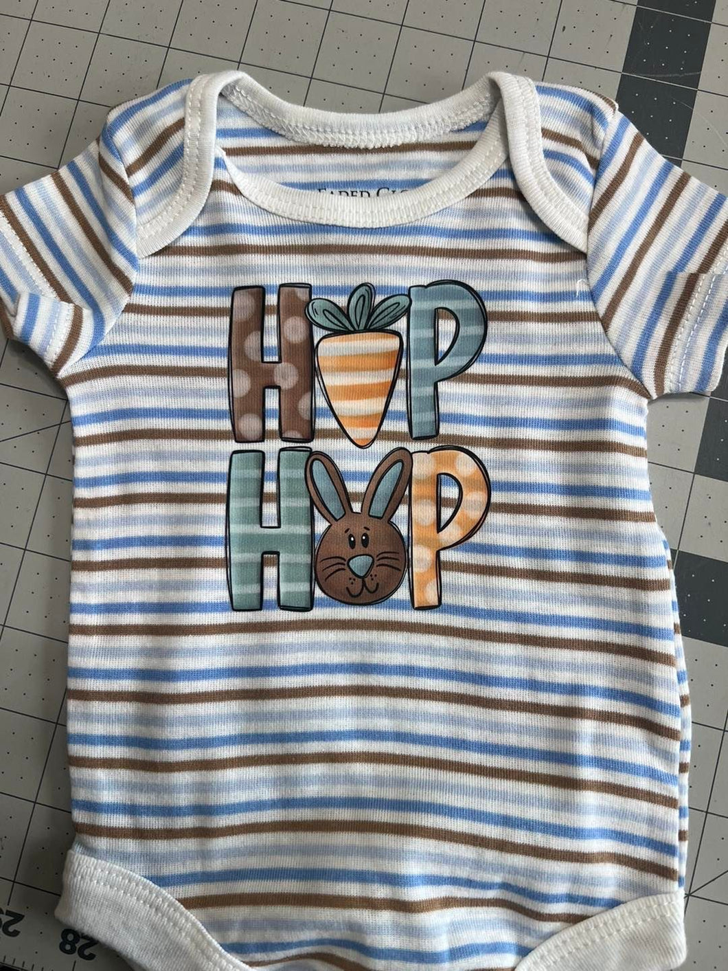 Hip hop Easter baby bodysuit