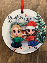 Load image into Gallery viewer, Besties Forever Christmas Ornament
