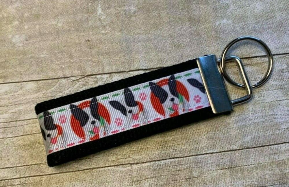 Boston Terrier 4 inch key chain