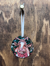 Load image into Gallery viewer, Cow Christmas ornament
