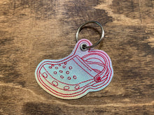 Load image into Gallery viewer, Croc faux leather key chain
