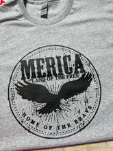 Load image into Gallery viewer, Merica Land of the Free Unisex T-shirt
