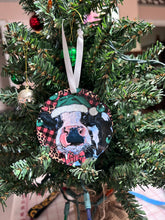 Load image into Gallery viewer, Cow Christmas ornament
