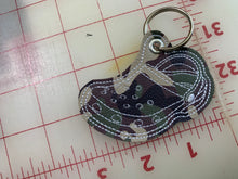 Load image into Gallery viewer, Croc faux leather key chain
