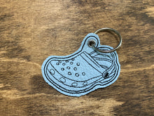 Load image into Gallery viewer, Croc faux leather key chain
