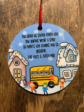 Load image into Gallery viewer, Bus Driver Christmas Ornament
