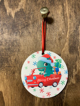 Load image into Gallery viewer, Dinosaur Christmas Ornament--3 to choose from
