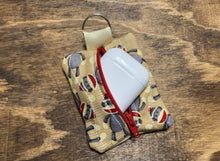 Load image into Gallery viewer, Sock Monkey multi use zipper pouch
