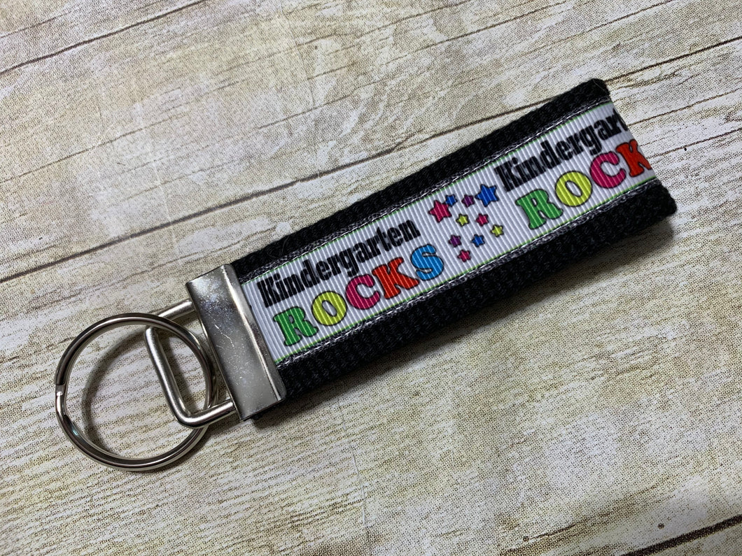 Kindergarten Rocks key chain