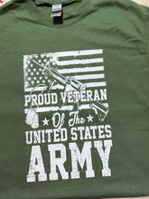 Load image into Gallery viewer, Proud Veteran of the United States Army Unisex T-shirt
