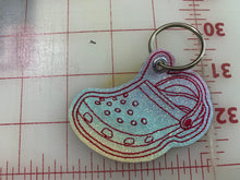 Load image into Gallery viewer, Croc faux leather key chain
